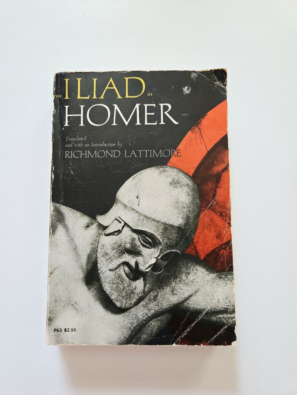 The Iliad of Homer Translated/Introduction by Richard Lattimore 1974 Impression